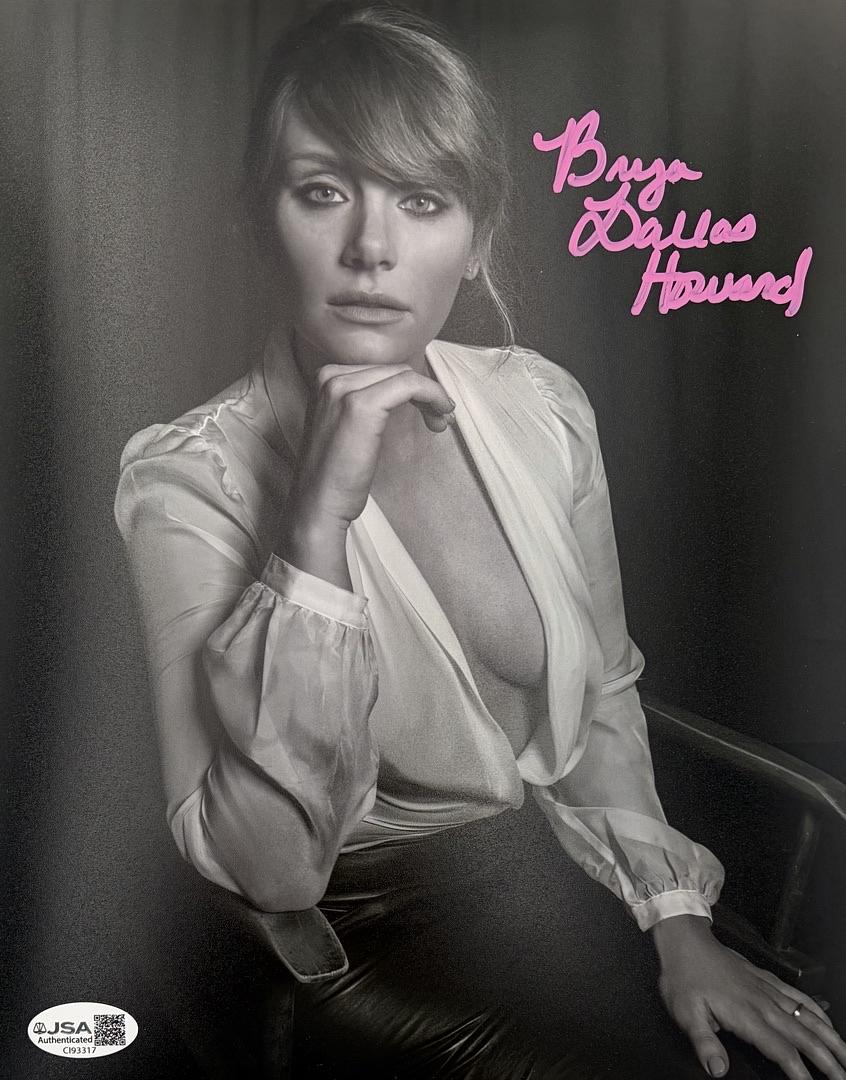 Bryce Dallas Howard Sexy Signed 8x10 Photo - JSA COA